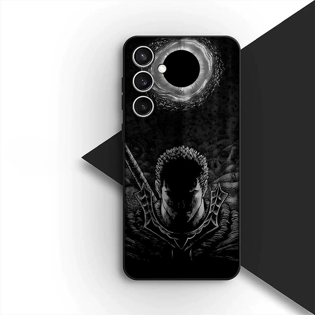 Berserk Cartoon Guts Silicone Cover for Samsung Galaxy S22 S21 S20 FE Ultra Plus A07 A15 A16 A17 A25 A37 A57 + Coque Phone Case