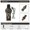 7-in-1 Multifunctional Survival Whistle with LED, Thermometer, and Compass