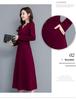 Elegant Women's Spring/Autumn Long Sleeve Wide-Leg Dress