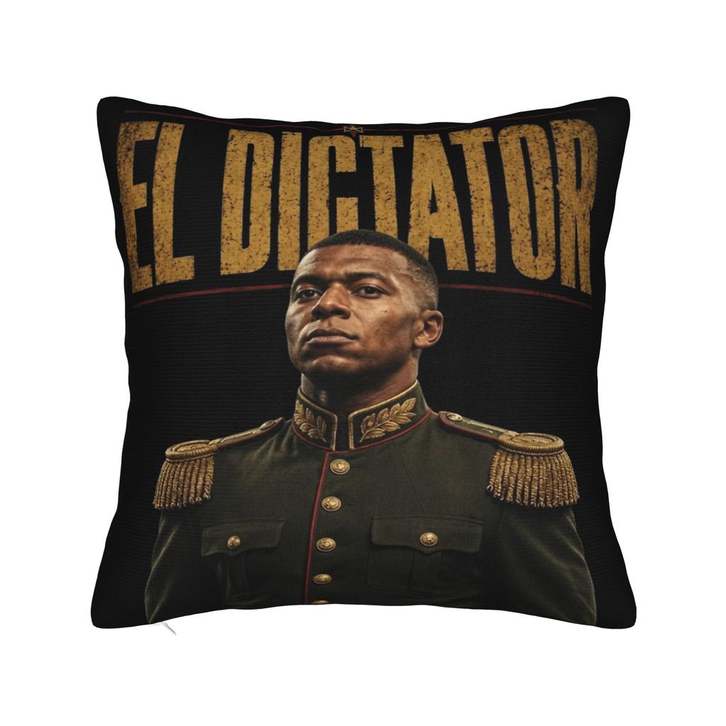 Decorative Pillow Cover KM Mbappes Dictador Meme Merch Sofa Throw Pillow Case Cover Square Multiple Sizes