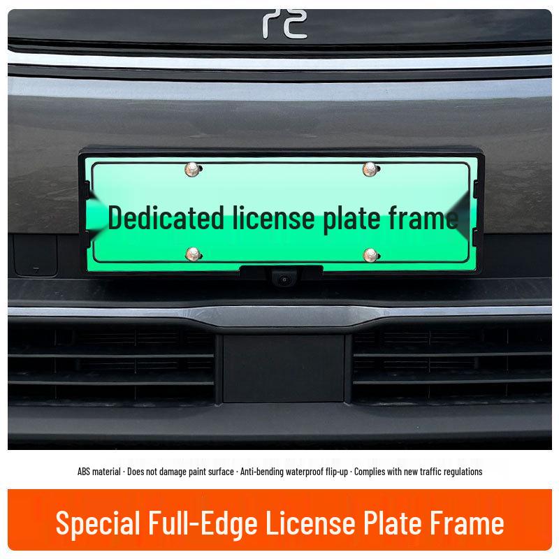 2024 BYD Yuan UP Full-Edge License Plate Frame for New Green Plates