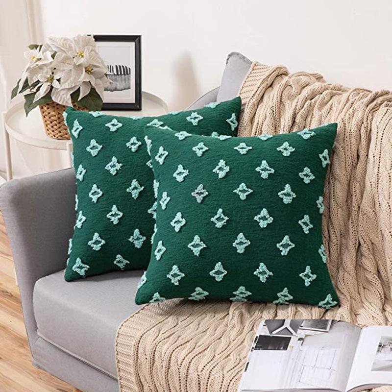 Moroccan Ins Style Star Pillow Case Home Model Room Cotton and Linen Pillow Office Nap Hotel Cushion Cover