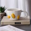 Cartoon Fruit Cup Ceramic Mugs Engraved Cherry Three-dimensional Fruit Cup Mugs Coffee Cups Breakfast Afternoon Tea