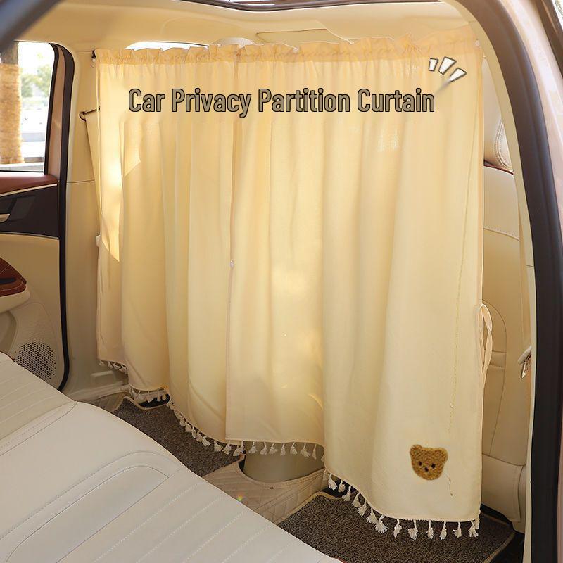 Car Privacy Partition & Sunshade Curtain for Baby and Anti-Peep Protection