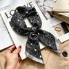 Women's spring and autumn silk scarf temperament versatile thin Internet celebrity Korean version light luxury fashion scarf high-end design small squ