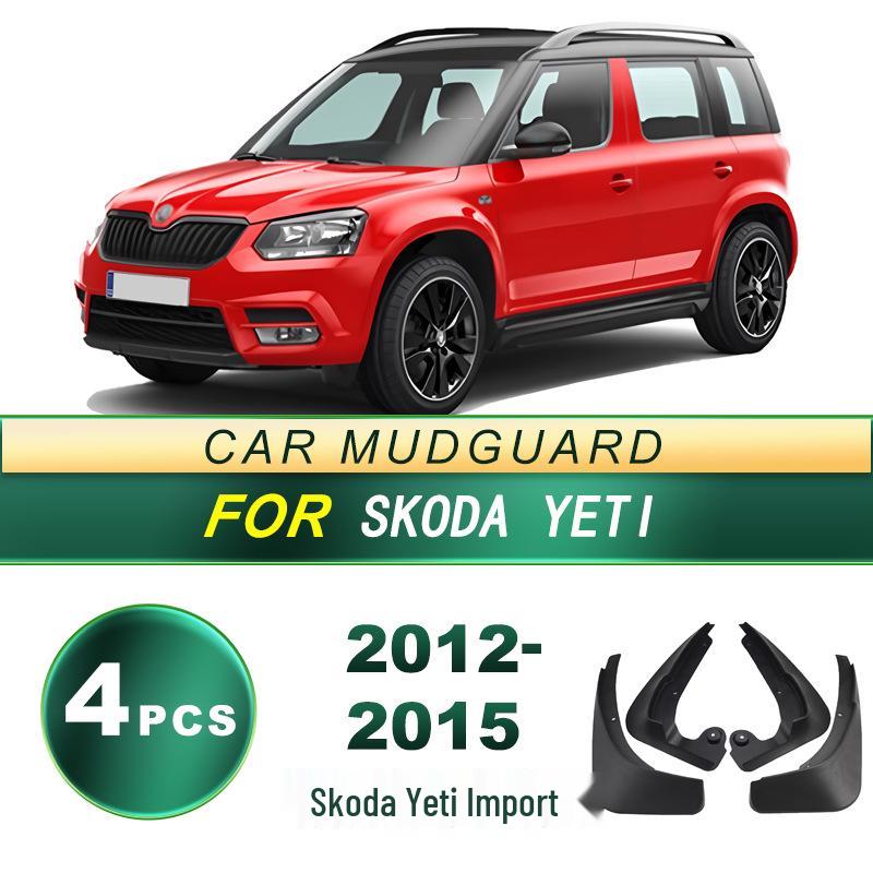Soft Rubber Mud Flaps for 2012-2015 Skoda Yeti Import Cars - Custom Accessories
