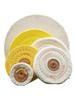 Yellow and White Cotton Cloth Polishing Wheel for Jewelry and Glue Removal