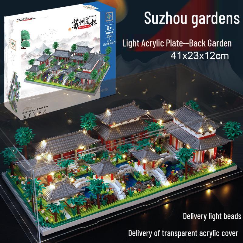 JIHUI Suzhou Garden Building Blocks - Advanced Assembly Toy for Boys and Girls