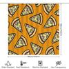 Pizza Shower Curtain Funny Italian Food Lover Gift Home Decor Waterproof Bathroom Set