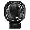 Stroller Fan 3 Wind Speeds Auto Oscillating Portable Fan with Detachable Flexible Tripod and Night Light