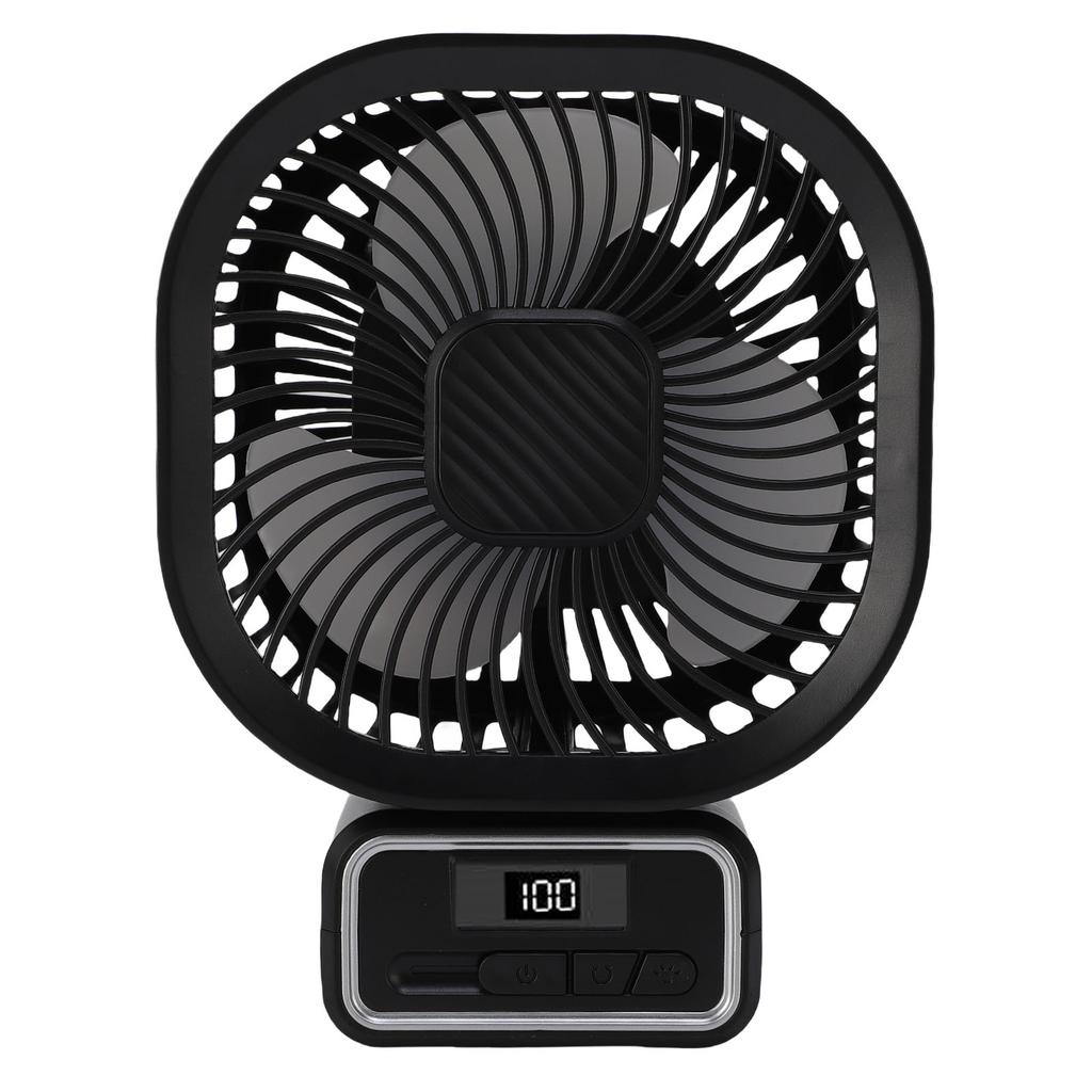 Stroller Fan 3 Wind Speeds Auto Oscillating Portable Fan with Detachable Flexible Tripod and Night Light
