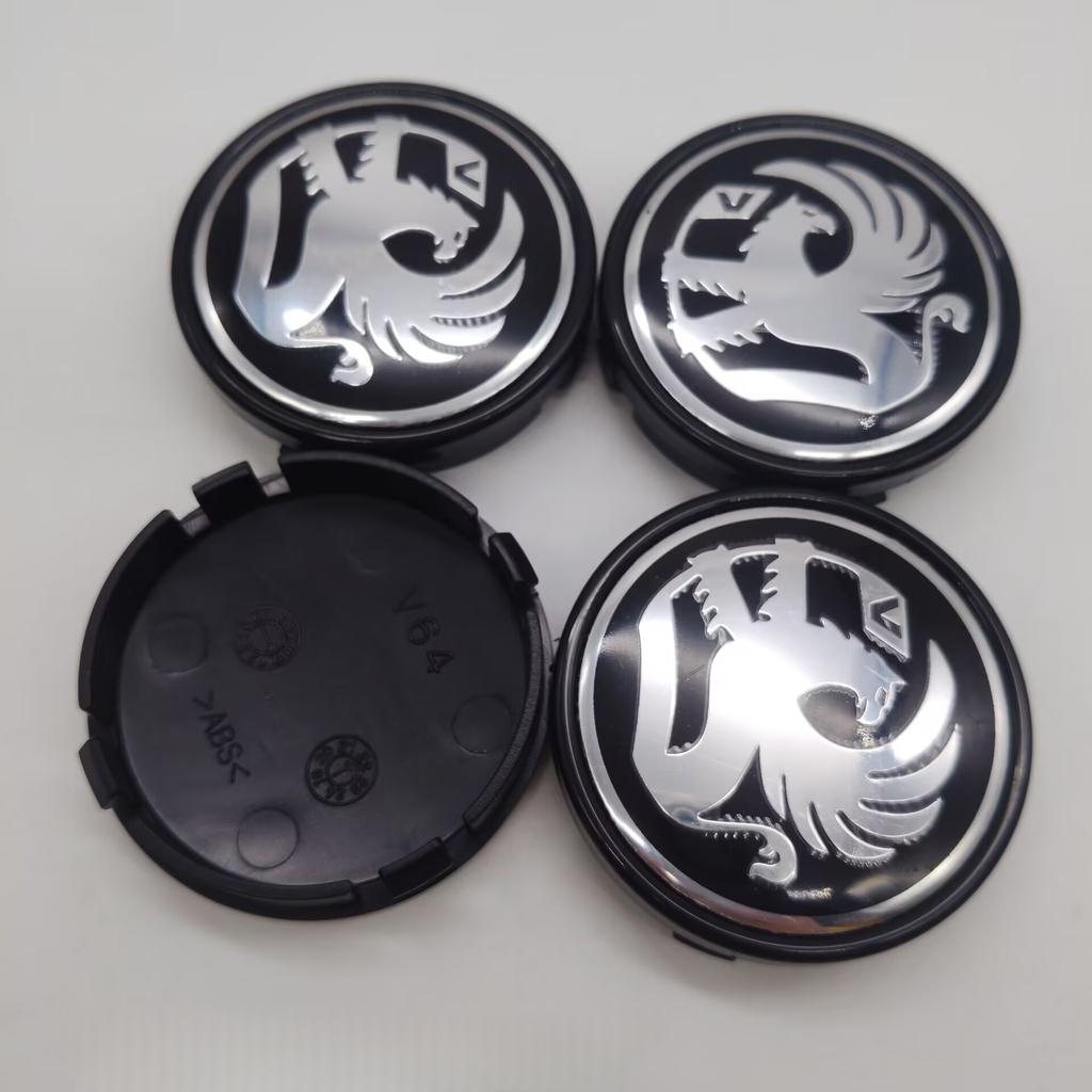 ASI1 4Pcs 64MM Vauxhall Emblem Badge Logo Car Wheel Center Hub Modification Accessories Compatible for XC60 XC90 V60 S60 V50 V40 XC40 XC70 S70