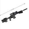 DIY Product 1:6 Scale Minigun Plastic Gun M134 Gatling Model Heavy Machine Guns Action Figures Toys Accessories Gifts