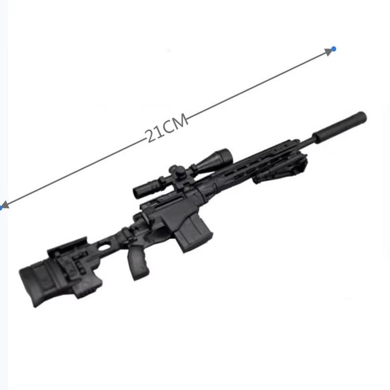 DIY Product 1:6 Scale Minigun Plastic Gun M134 Gatling Model Heavy Machine Guns Action Figures Toys Accessories Gifts
