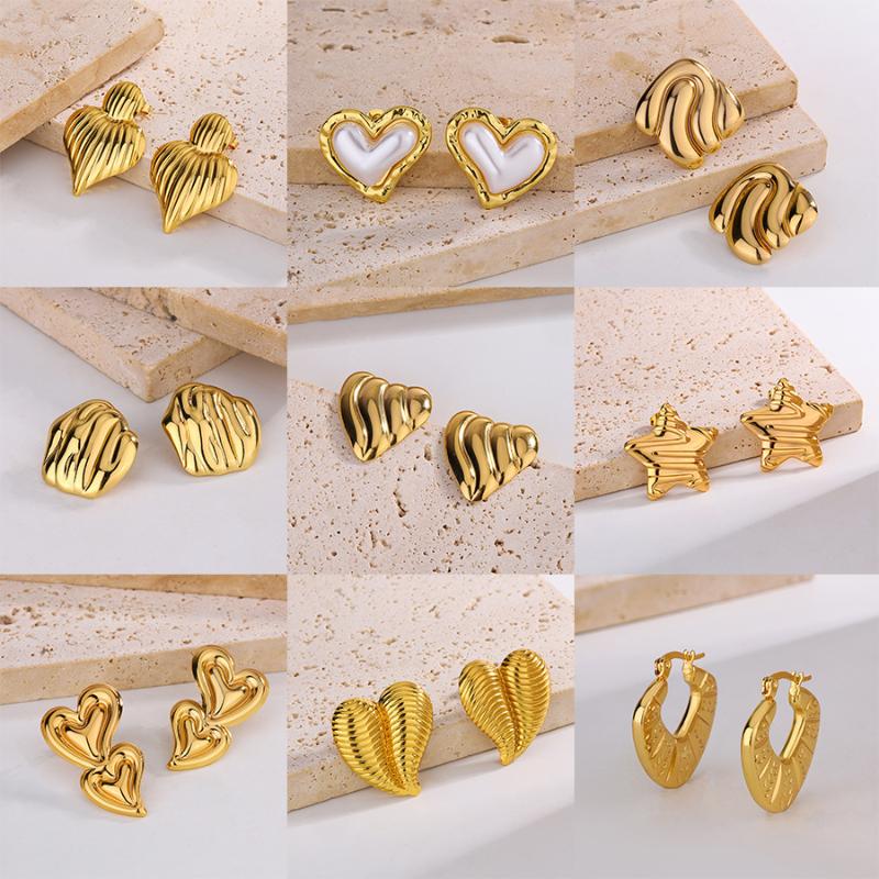 Brincos Cor Dourada Decoração Zircônia Brincos Pendentes de Metal Brincos Vazados Vintage Brincos Pendentes Mulheres Joias da Moda Presentes