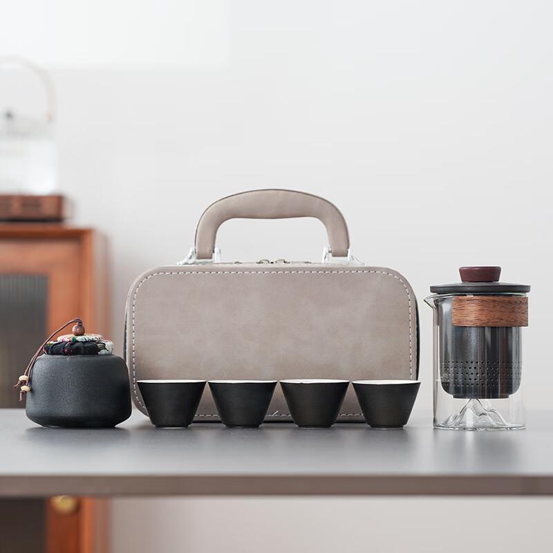 Portable Ceramic Travel Tea Set