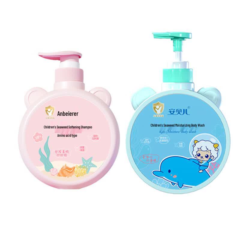 Anbeier Baby Gentle Cleansing Shampoo & Body Wash Set