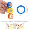 Finger Magnetic Rings Fidget Toy - Magnetic Bracelet Ring Decompress The Toy Accessory Tools (ORANGE)