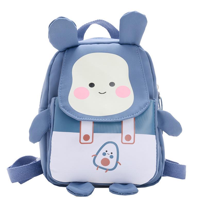 Adorable Cartoon Animal Print Backpack For Kids Breathable Stylish Preschoolers School Bag