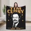 RIP Tim Curry 1946-2026 Blanket Flannel Summer Air Conditioning  Portable Super Soft Throw Blankets for Sofa Car Rug Piece