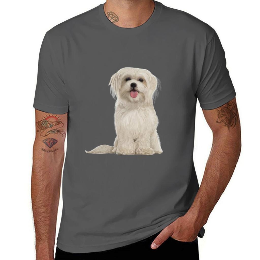 Havanese Puppy TShirt Plus Size All Match Tee Shirt