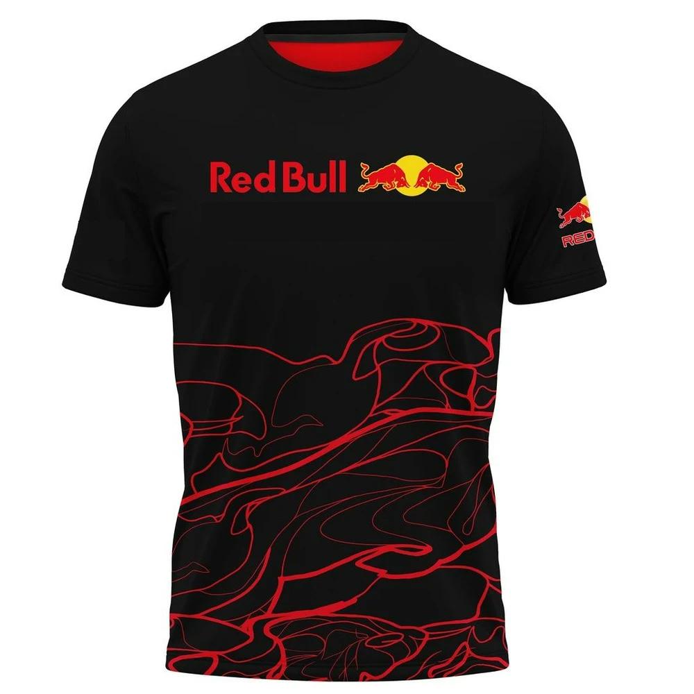 

Red Bull Men s Sports Apparel Fitness T-Shirt, Sports Running Top, Summer Luxury Brand Red Bull Racing Motorcycle Training Suit M