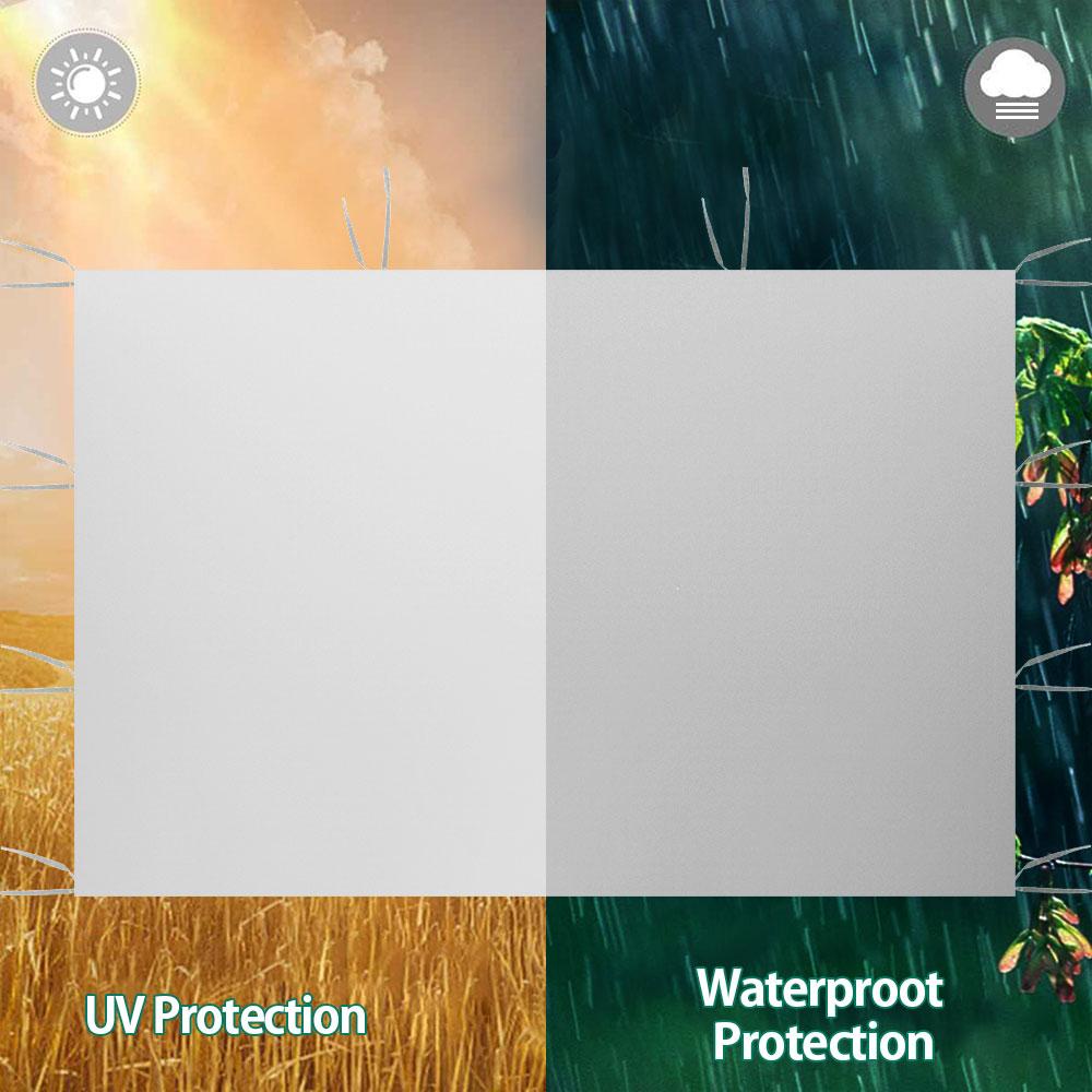 Gartenschatten-Oberteil Oxford-Gewebe Outdoor Tragbar Ohne Gestell-Oberteil Schatten 3*2m Zelt Unterstand Wasserdichter Unterstand Seitenzelte