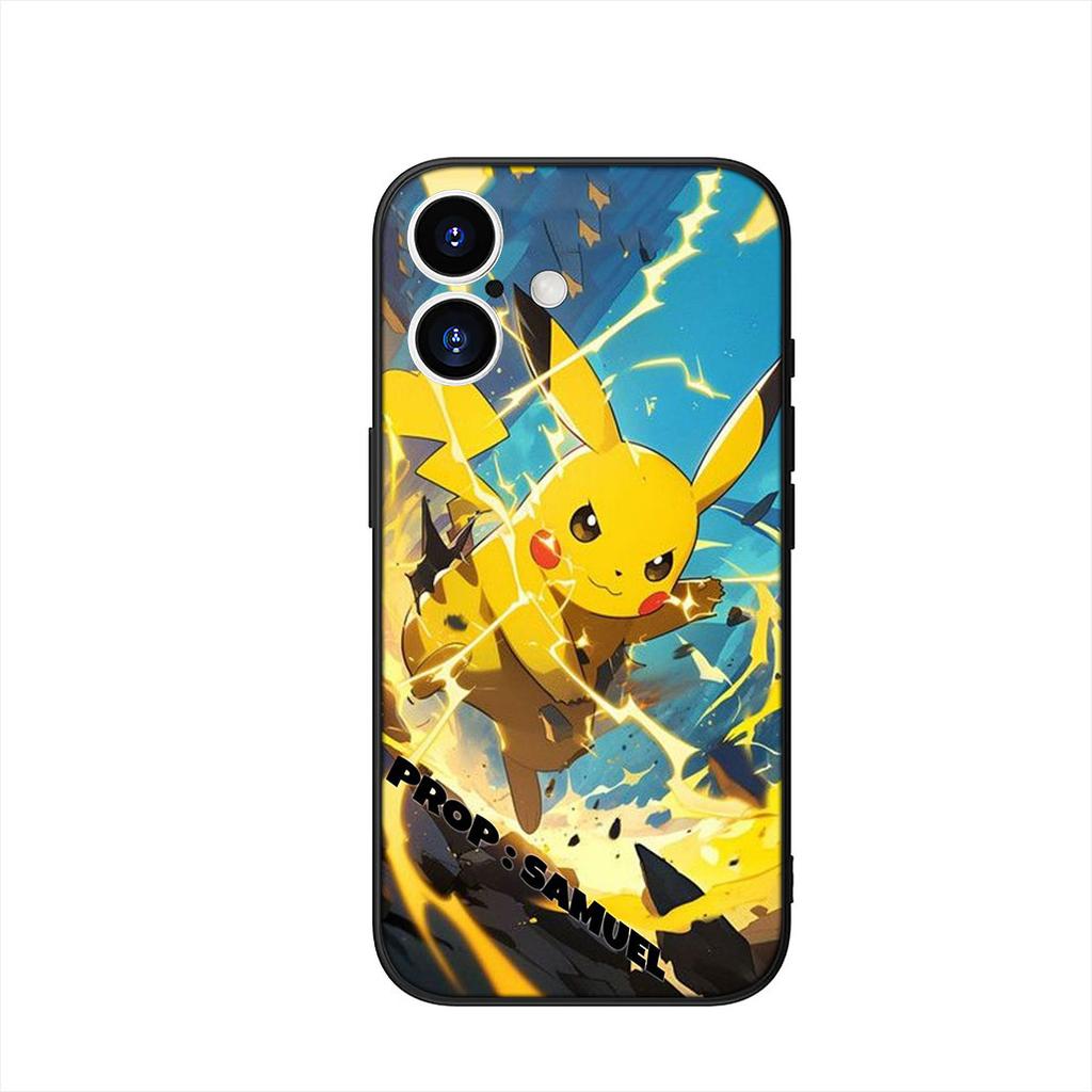 Gengar P-Pikachus Cute P-Pokemons Phone Cover Case for Apple iPhone 17 16 15 11 Pro XS Max XR 6 7 8 Plus + SE 2020 5 16E Casing