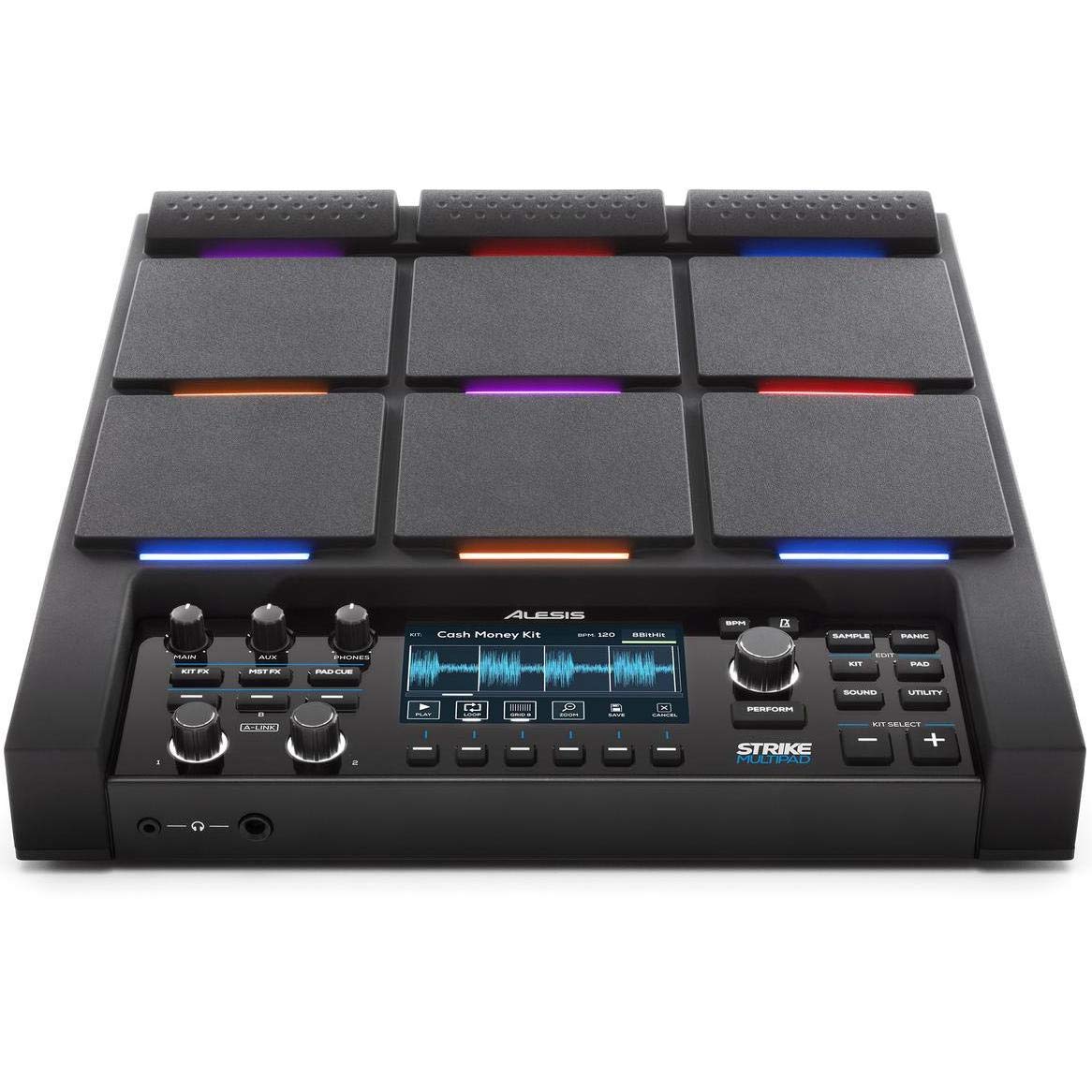 

Alesis Electronic Percussion Sampler Looper with 4.3 inch Display Sampling Pad Sound Card 9 Pads Velocity Compatible MIDIUSB Terminal Professional