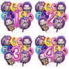 Witch Hunter Themed Birthday Party Decoration Digital Balloon Aluminum Film Set Children's Birthday Party Balloon Set