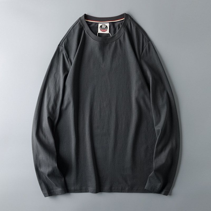 Fashion Brand Retro Cotton Foreign Trade Original Long-Sleeved T-shirt