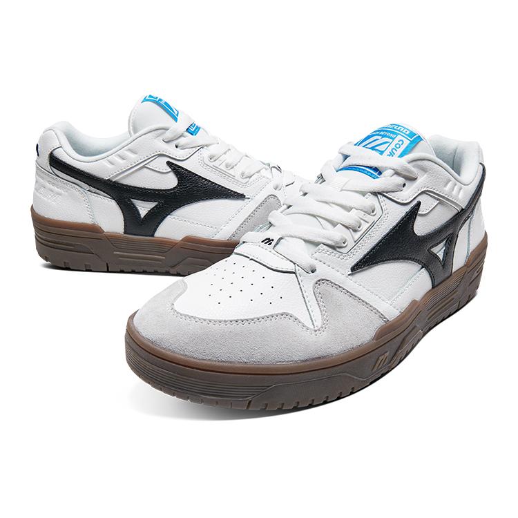 Mizuno Comfortable Trendy Slip-Resistant Durable Low-Top Casual Shoes Unisex sneakers Off-White Black Brown D1GH241402