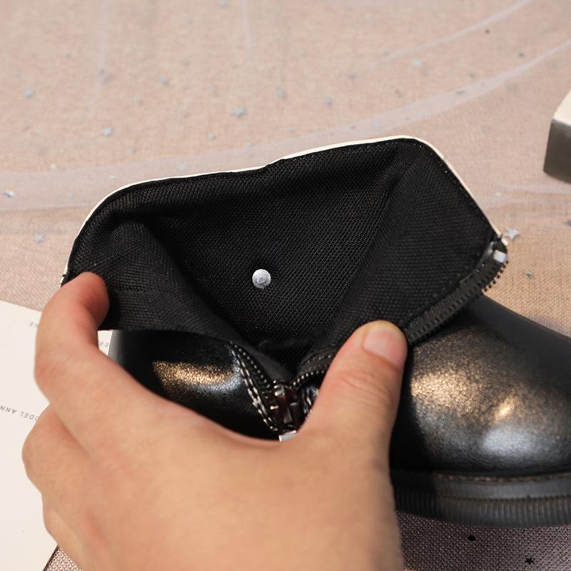 Fashion Little Girl Leather Boots Children Shoes Boots for Kids Girls Booties Butterfly Baby Toddler Princess Shoes