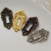 1/6Pezzo Chiave Cassetto Angolo Copri Bastoncino Serratura a Codice Decorativa Vintage Europea Pezzo Lega 45x23mm