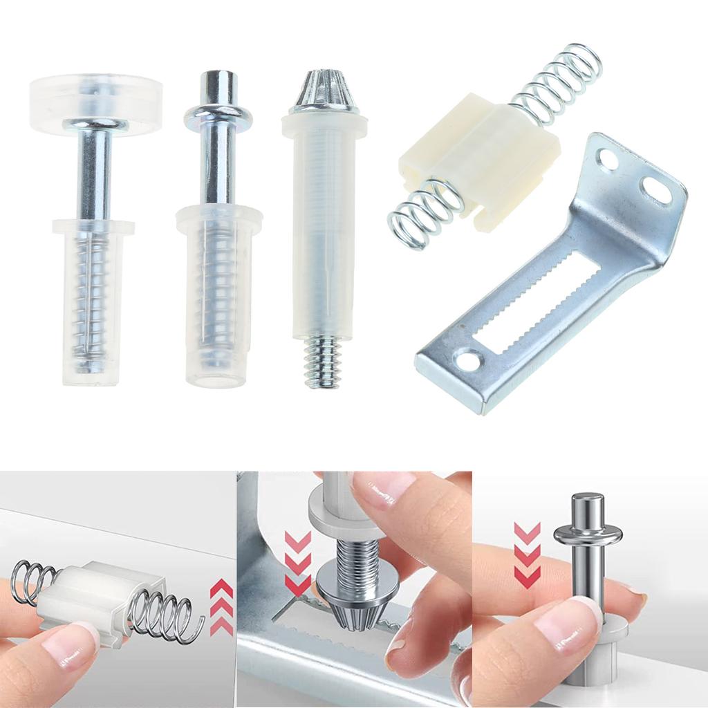 Door Hardware Repair Kit Bi-Fold Door Hinges Stainless Steel Top Pivots Bi-Fold Door Hardware Repair Replacement Kit
