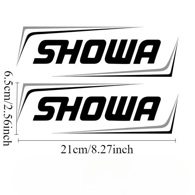 2PCS Motorcycle Stickers Motocross Front Forks Kyb Showa Wp for Shock Absorbers Cool Logo Vinyl Suspension Durable Vinyl Decals