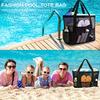 Strandtasche Meeresreise Netz-Strandtasche Große Kapazität Handtuch Sandalen Gitter-Aufbewahrungstasche