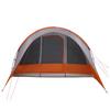 Tunnel Tent Grey and Orange 560 x 395 x 212 cm