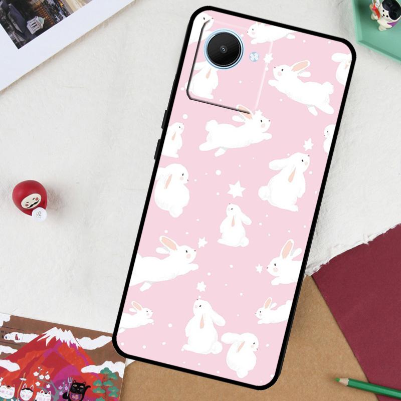 Rabbit For Realme 13 Pro Plus 14 12 10 11 GT 6 5 6T GT7 Pro C51 C21Y C25S C75 C67 C61 C53 C55 Case