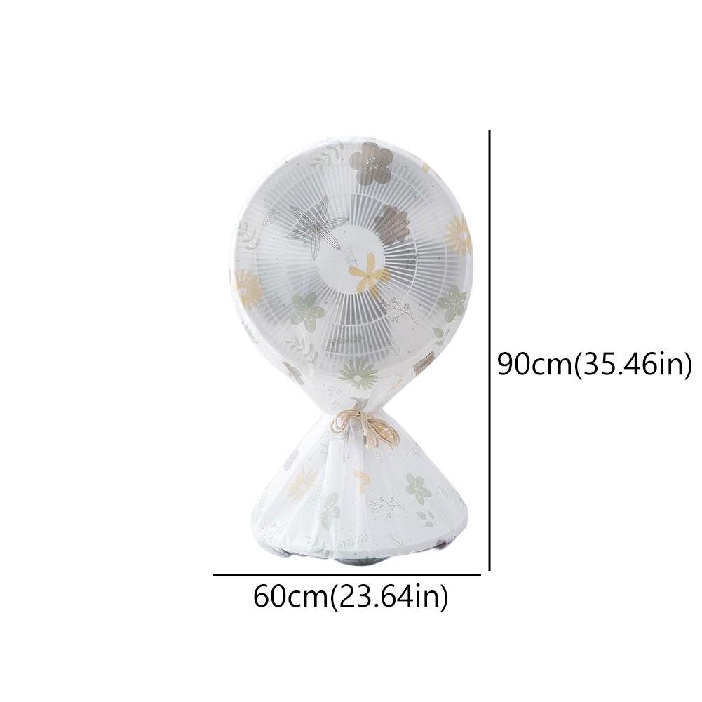 Floor Fan Cover Dustproof PVC Full Coverage Protective Universal Thickened Stand Fan Covers Home Appliance Protector Accessory