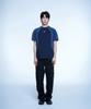 Hyeonpiteu Sporty Jersey T-Shirt-[Blue]