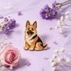 Cute German Dog Enamel Pin Cartoon Brooch Pines Lapel Pins Badge On Backpack Clothing Accessories Animal Jewelry Friends Gifts