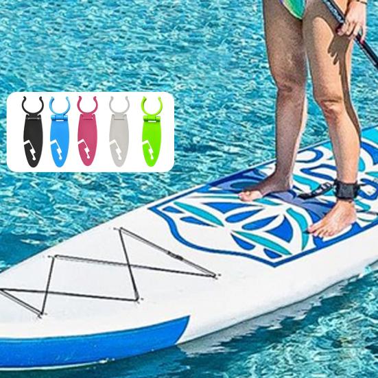 Simple Style Paddle Board Accessory Clip Plastic Black 4 Pc