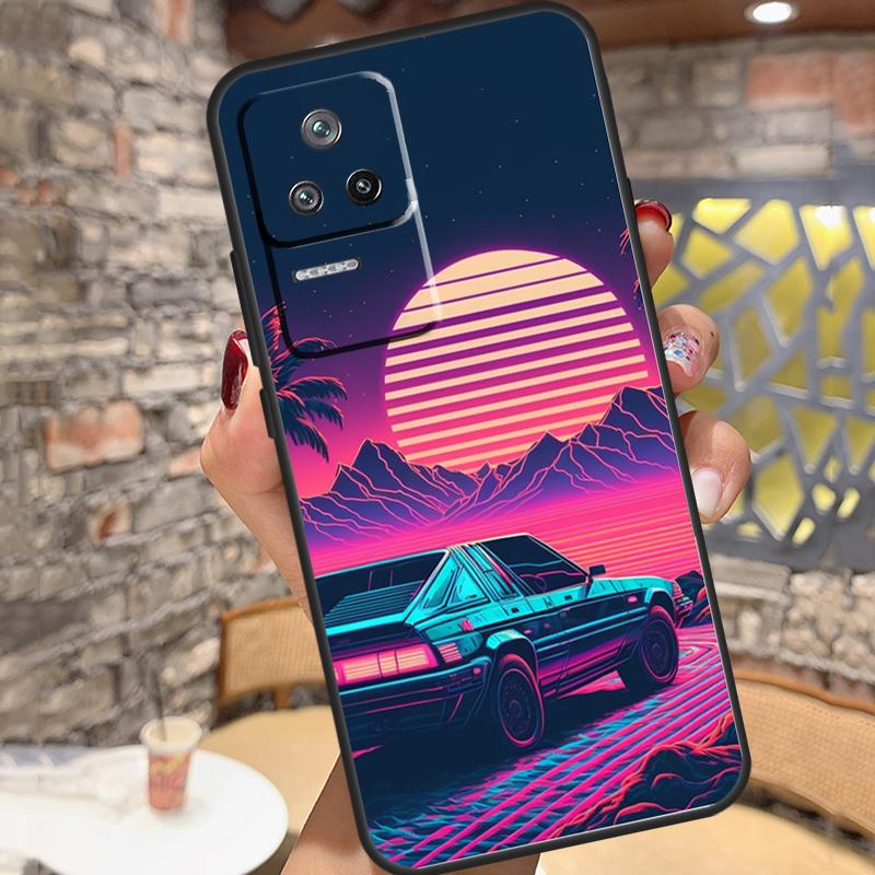 Japan JDM Sport Car Case For Xiaomi 13 14 15 Ultra 11T 12T 13T 14T Pro POCO X7 Pro X3 X5 X6 M6 F5 F6 Pro Cover