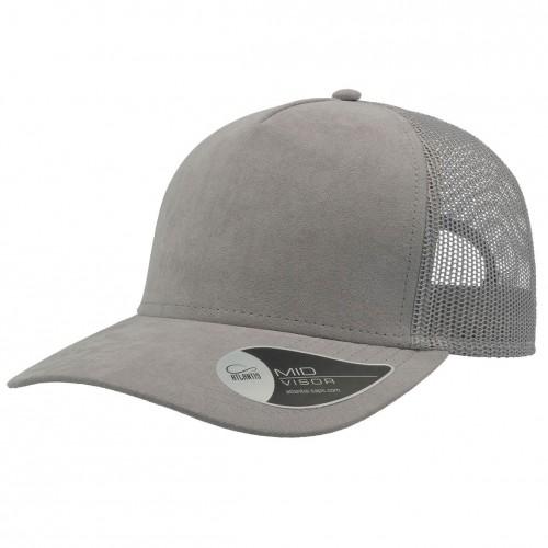 Atlantis Rapper Faux Suede 5 Panel Trucker Cap