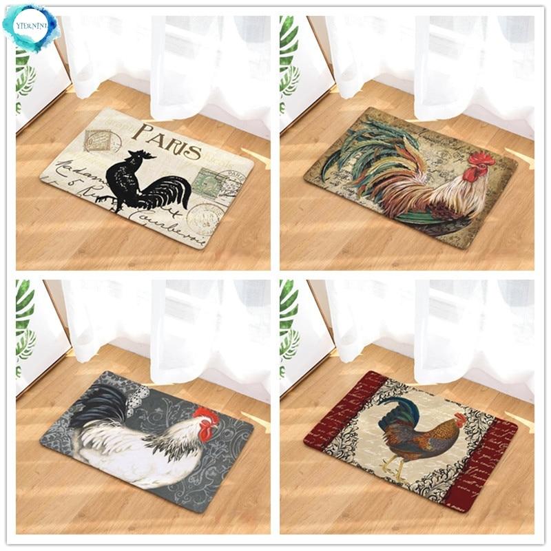 Behg Designs Chicken Rug Satın alın Doormat Carpets Chicken Print Mats Floor Kitchen Bathroom ...