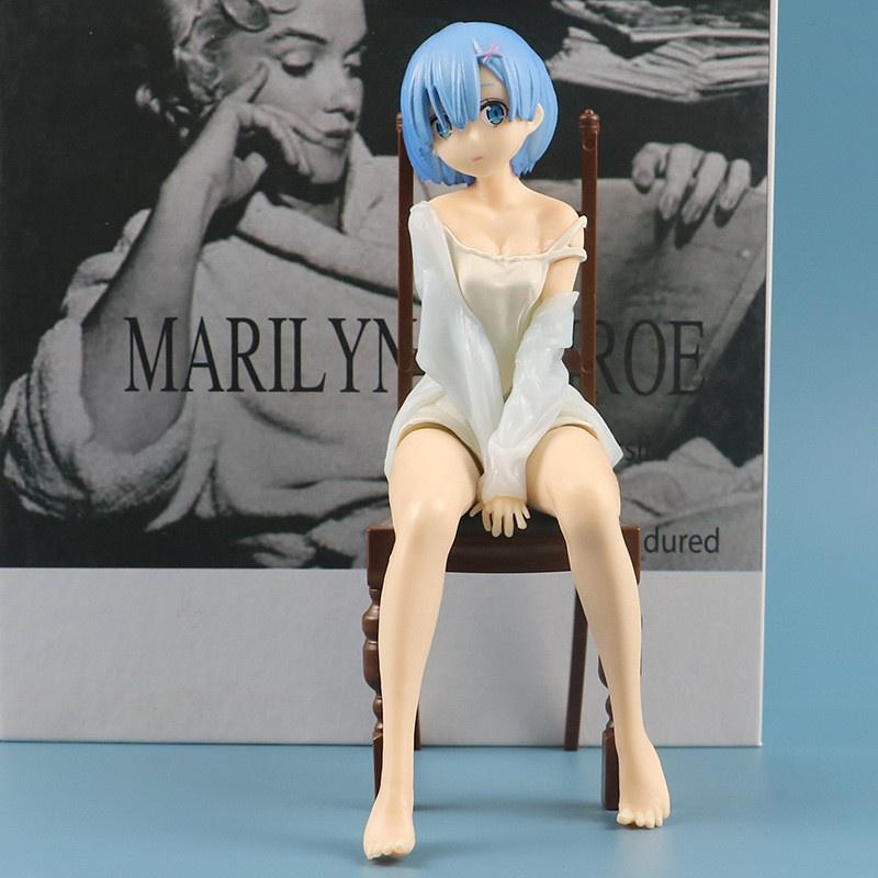 Rem Chibi Pvc Figure Gift Set In Color Box 12cm Height