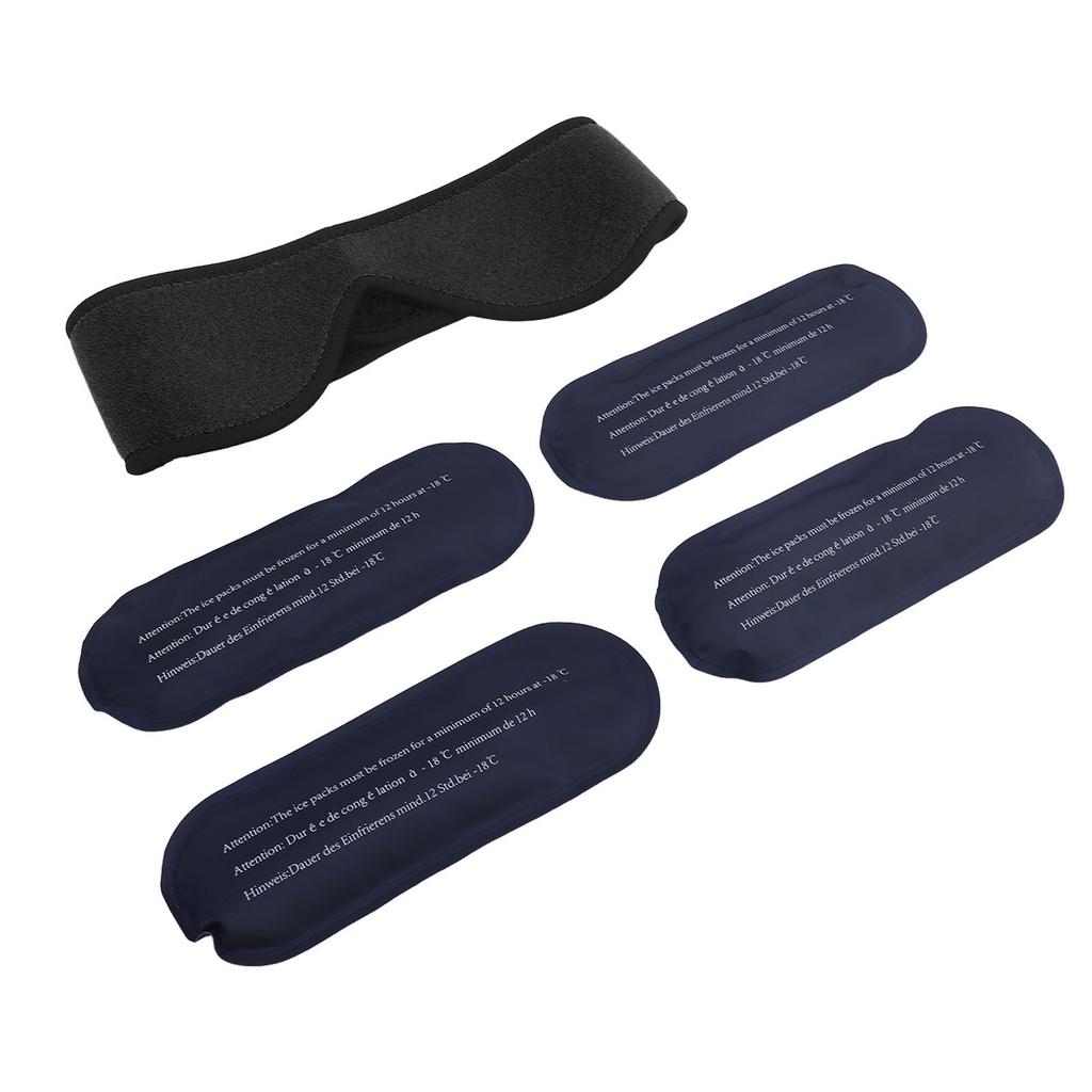 Face Ice Pack Professional Relieve Muscle Fatigue Swelling Relief Hot and Cold Compress Ice Pack Wrap for Jaw Chin Dental