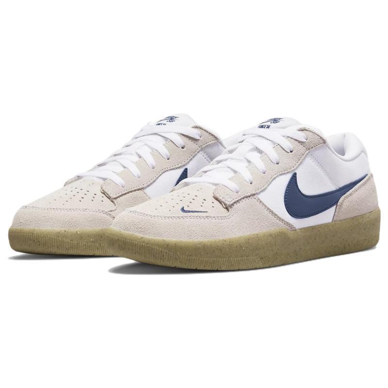 Nike Sb Force 58 White Light Brown Gum Skateboard Shoes CZ2959-100