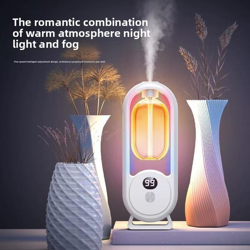 Rechargeable Floral Fragrance Essential Oil Diffuser Automatic Bedroom Spray